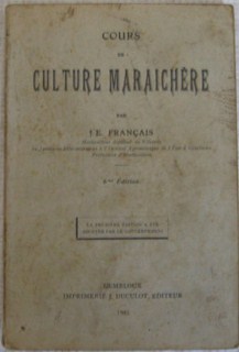 Cours de culture maraîchère. Cours de culture maraîchère.